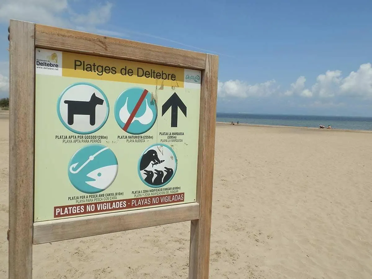Casa Cerca Del Mar Con Piscina, A/C Opcional, Admite Mascotas, Playa Para Perros, Deltebre - Es-184-17 Riumar Prázdninový dům